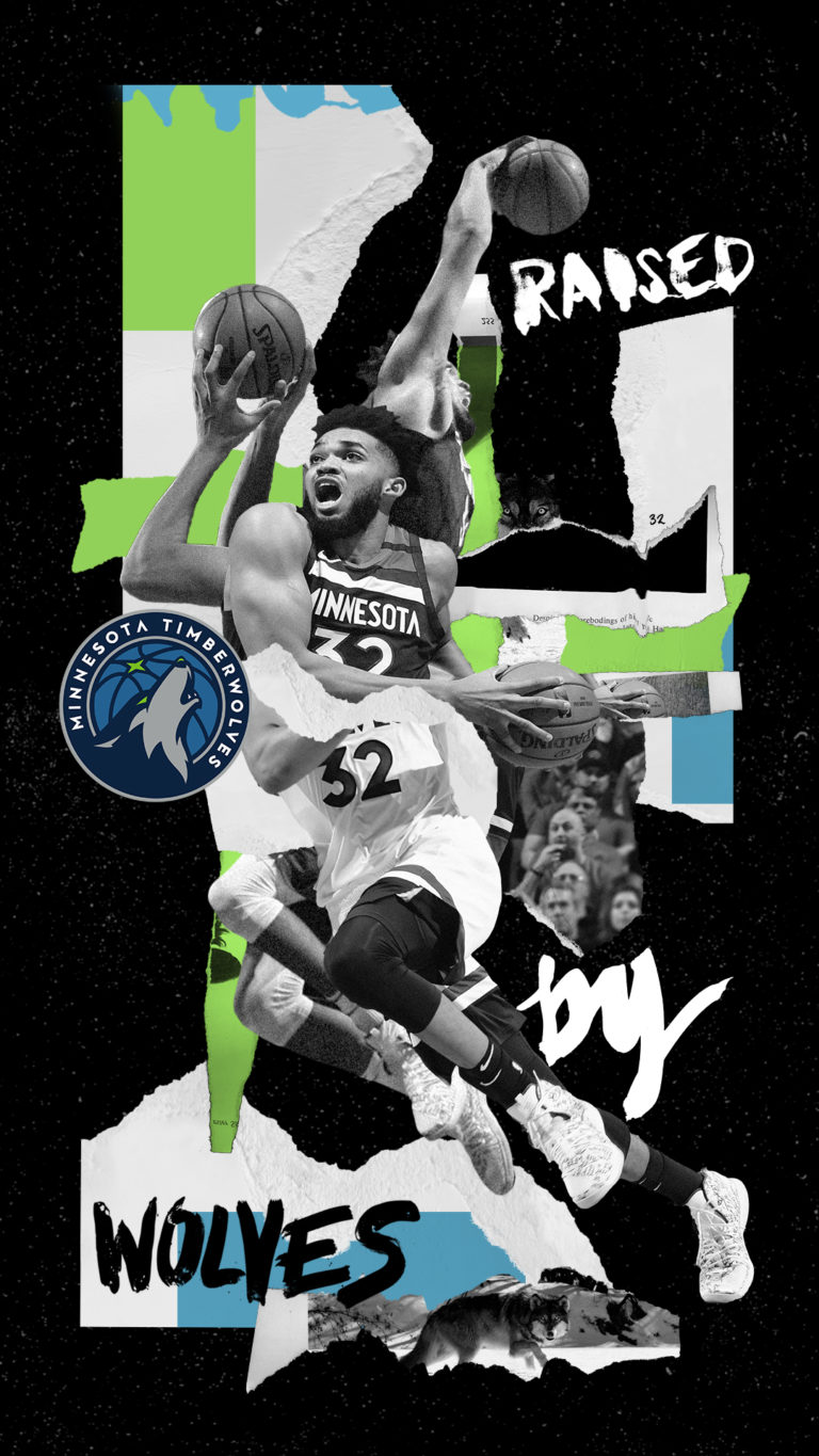 Mn Timberwolves Raised by Wolves ad