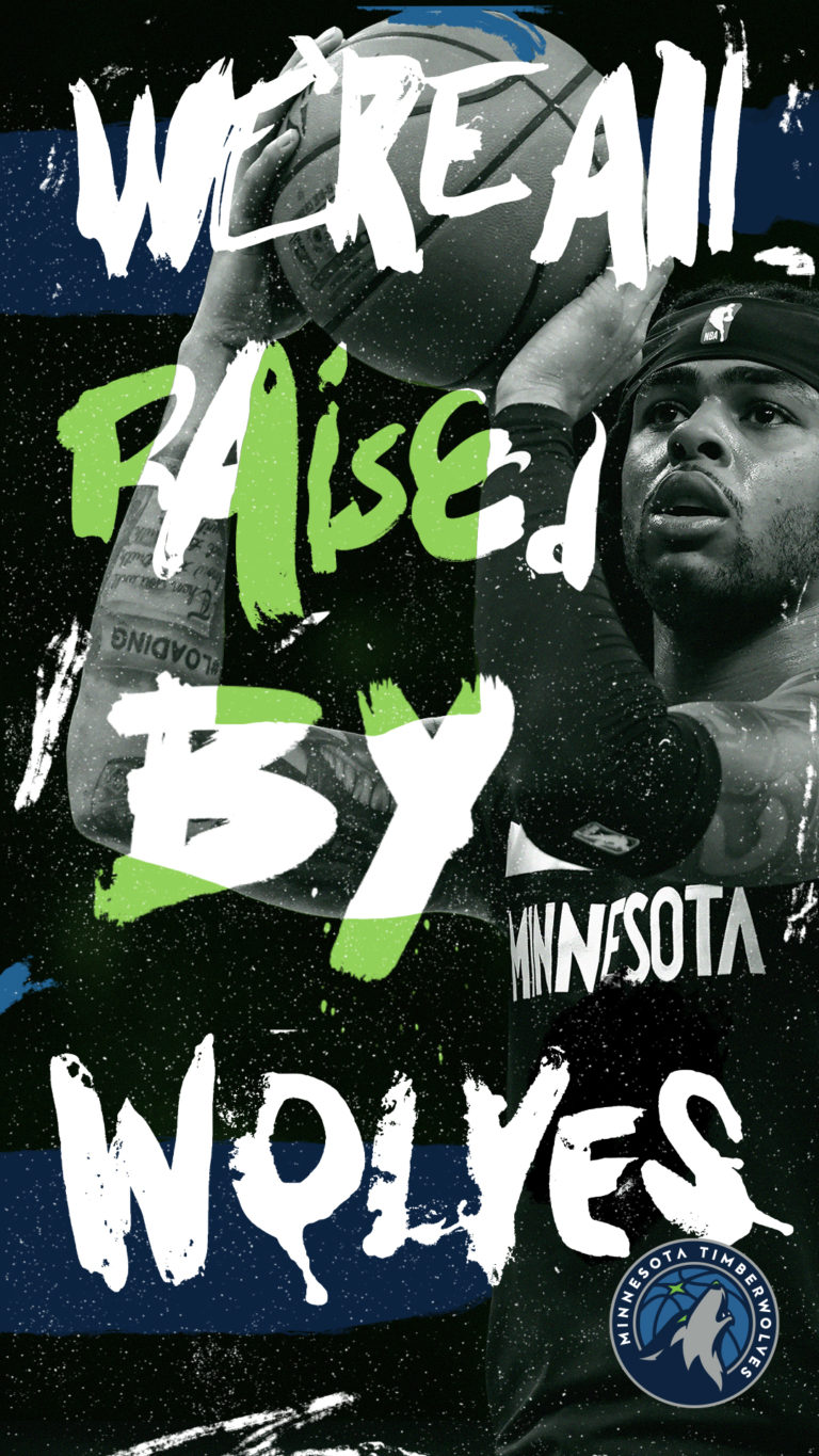 Mn Timberwolves Raised by Wolves ad